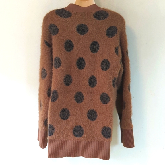 Ade Samuel for INC Polka-Dot Boyfriend Cardigan XS - Picture 9 of 16